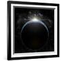 Artist's Depiction of a Star Breaking Teh Horizon of an Earth-Like Planet-null-Framed Art Print