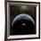 Artist's Depiction of an Earth-Like Planet with it's Orbiting Moon-null-Framed Art Print