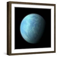 Artist's Depiction of Kepler 22B-null-Framed Art Print