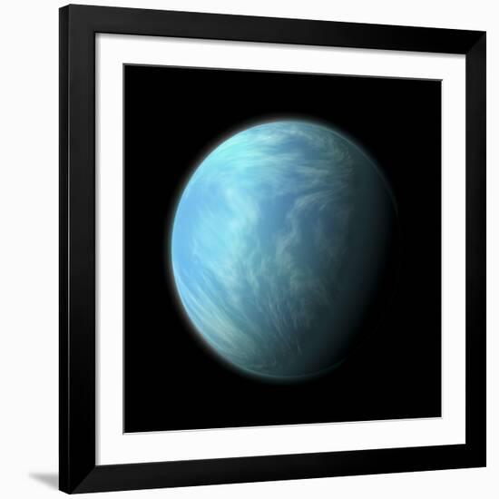 Artist's Depiction of Kepler 22B-null-Framed Art Print