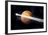 Artist's Depiction of the Comet C-2013 A1 Making a Close Pass by Mars-null-Framed Art Print