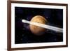 Artist's Depiction of the Comet C-2013 A1 Making a Close Pass by Mars-null-Framed Art Print