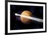 Artist's Depiction of the Comet C-2013 A1 Making a Close Pass by Mars-null-Framed Art Print