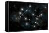 Artist's Depiction of the Constellation Gemini the Twins-Stocktrek Images-Framed Stretched Canvas