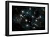 Artist's Depiction of the Constellation Gemini the Twins-Stocktrek Images-Framed Premium Giclee Print