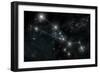 Artist's Depiction of the Constellation Taurus the Bull-Stocktrek Images-Framed Art Print