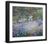 Artist's Garden at Giverny-Claude Monet-Framed Premium Giclee Print