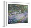 Artist's Garden at Giverny-Claude Monet-Framed Premium Giclee Print