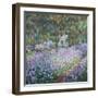 Artist's Garden at Giverny-Claude Monet-Framed Art Print