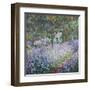 Artist's Garden at Giverny-Claude Monet-Framed Art Print