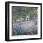 Artist's Garden at Giverny-Claude Monet-Framed Art Print