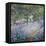 Artist's Garden at Giverny-Claude Monet-Framed Stretched Canvas
