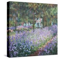 Artist's Garden at Giverny-Claude Monet-Stretched Canvas