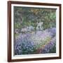 Artist's Garden at Giverny-Claude Monet-Framed Art Print