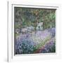 Artist's Garden at Giverny-Claude Monet-Framed Art Print