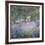 Artist's Garden at Giverny-Claude Monet-Framed Art Print