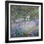 Artist's Garden at Giverny-Claude Monet-Framed Art Print