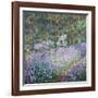 Artist's Garden at Giverny-Claude Monet-Framed Art Print