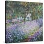 Artist's Garden at Giverny-Claude Monet-Stretched Canvas