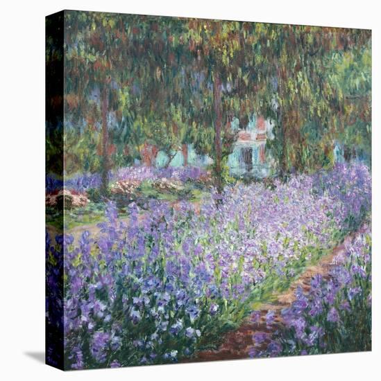 Artist's Garden at Giverny-Claude Monet-Stretched Canvas