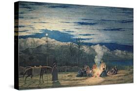 Artist's Halt in the Desert by Moonlight, C.1845-Richard Dadd-Stretched Canvas