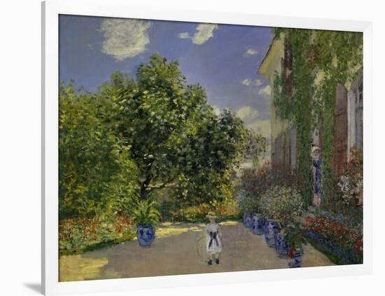 Artist's House at Argenteuil, 1873-Claude Monet-Framed Art Print