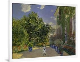 Artist's House at Argenteuil, 1873-Claude Monet-Framed Art Print