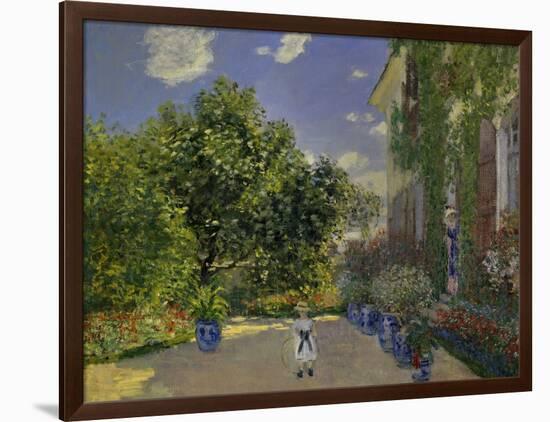 Artist's House at Argenteuil, 1873-Claude Monet-Framed Art Print
