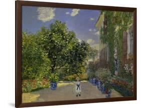 Artist's House at Argenteuil, 1873-Claude Monet-Framed Art Print