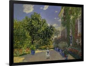 Artist's House at Argenteuil, 1873-Claude Monet-Framed Art Print