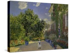 Artist's House at Argenteuil, 1873-Claude Monet-Stretched Canvas