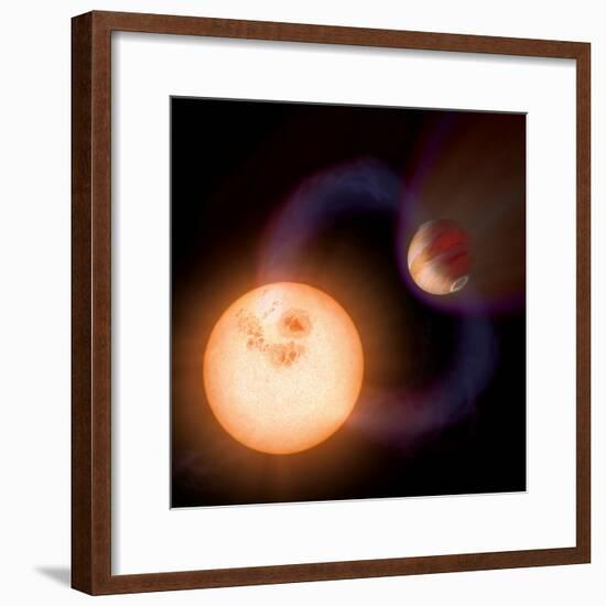 Artist's Impression of a Unique Type of Exoplanet-Stocktrek Images-Framed Photographic Print
