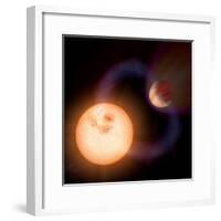 Artist's Impression of a Unique Type of Exoplanet-Stocktrek Images-Framed Photographic Print