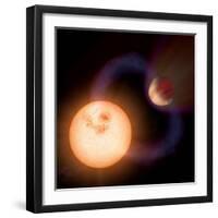 Artist's Impression of a Unique Type of Exoplanet-Stocktrek Images-Framed Photographic Print