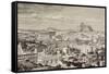 Artist's Impression of Athens, at the Time of the Emperor Hadrian, from 'El Mundo Ilustrado',…-European School-Framed Stretched Canvas