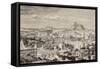 Artist's Impression of Athens, at the Time of the Emperor Hadrian, from 'El Mundo Ilustrado',…-European School-Framed Stretched Canvas