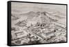 Artist's Impression of Olympia, Greece, at the Time of the Ancient Olympic Games, from 'El Mundo…-European School-Framed Stretched Canvas