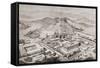 Artist's Impression of Olympia, Greece, at the Time of the Ancient Olympic Games, from 'El Mundo…-European School-Framed Stretched Canvas