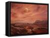 Artist's Impression of Surface of Titan-Chris Butler-Framed Stretched Canvas