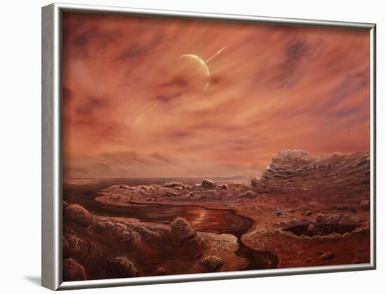 Artist's Impression of Surface of Titan-Chris Butler-Framed Photographic Print