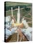 Artist's Impression of the Launch of An Ariane 5-David Ducros-Stretched Canvas