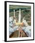 Artist's Impression of the Launch of An Ariane 5-David Ducros-Framed Photographic Print