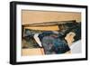 Artist's Mother Sleeping-Egon Schiele-Framed Giclee Print