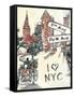 Artist's New York-Edith Lentz-Framed Stretched Canvas