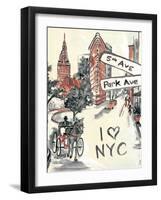 Artist's New York-Edith Lentz-Framed Art Print