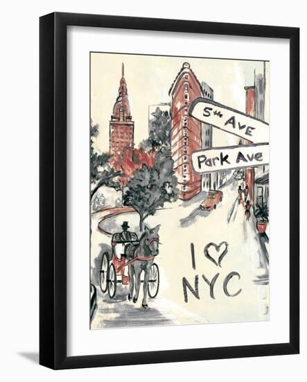 Artist's New York-Edith Lentz-Framed Art Print