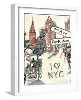 Artist's New York-Edith Lentz-Framed Art Print