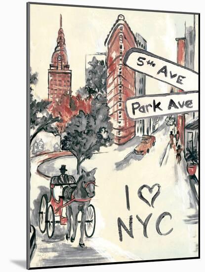 Artist's New York-Edith Lentz-Mounted Art Print