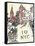 Artist's New York-Edith Lentz-Framed Stretched Canvas