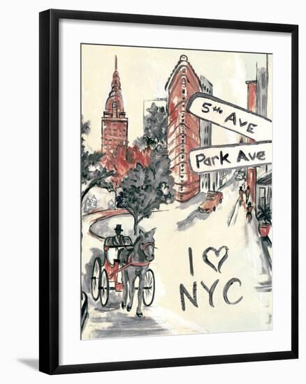 Artist's New York-Edith Lentz-Framed Art Print